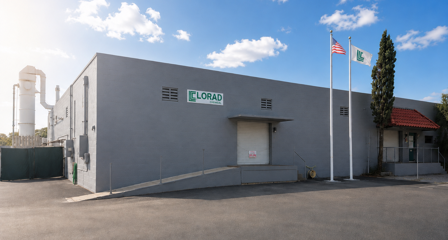 Lorad Chemical manufacturing facility in St. Petersburg, Florida
