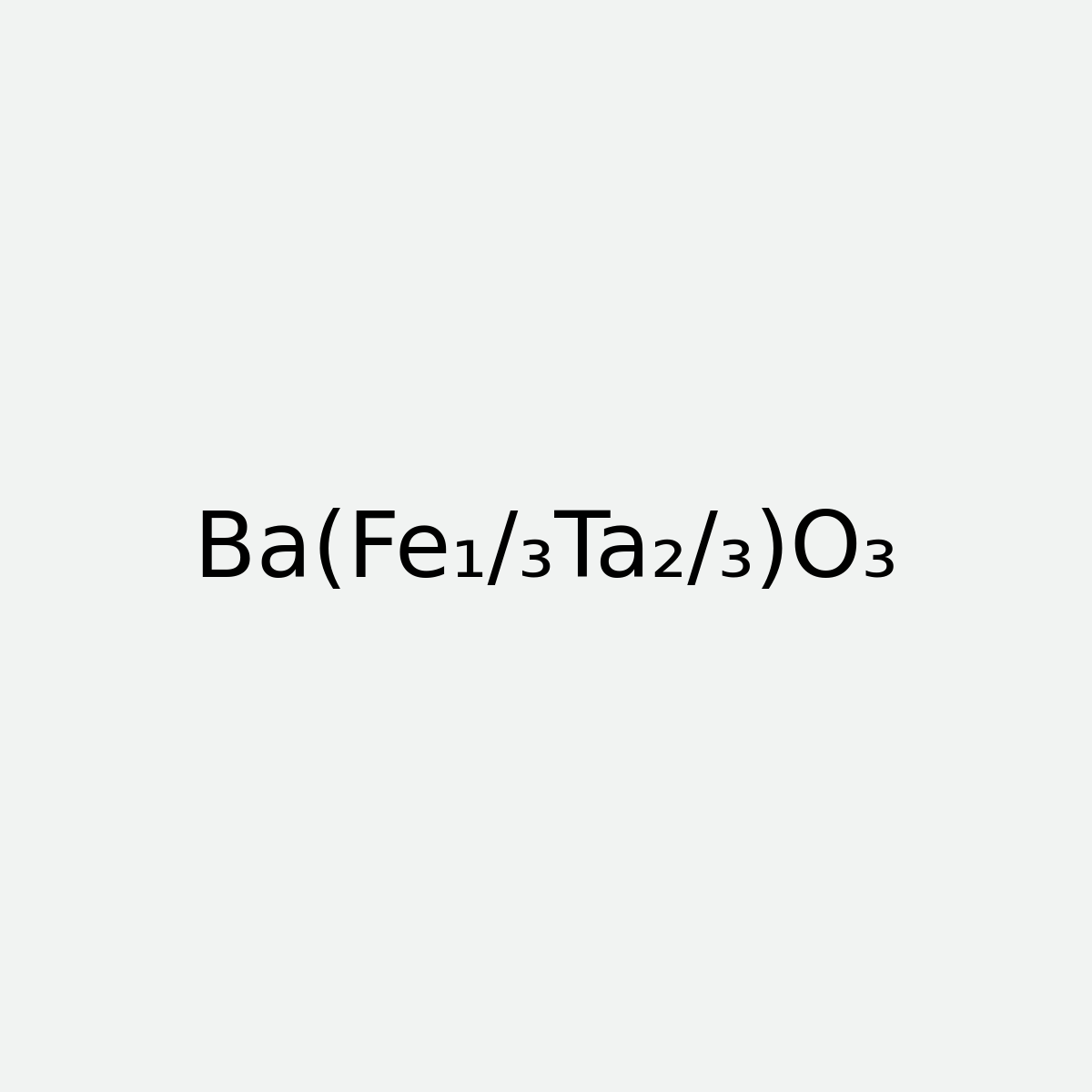 Barium Iron Tantalum Oxide