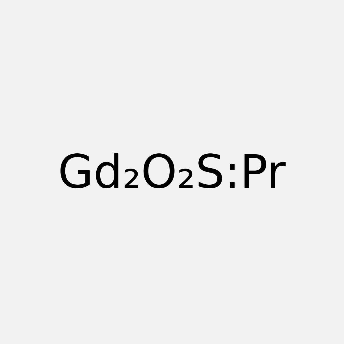 Gadolinium Oxysulfide:Pr